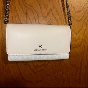 Michael Kors White Crossbody Bag